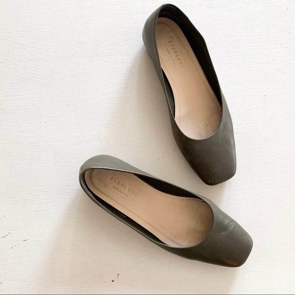 everlane square toe flat